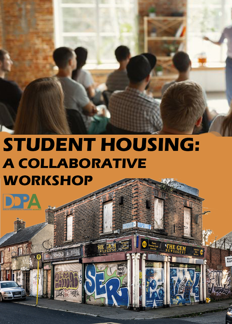 DDPA Student Housing Workshop Poster